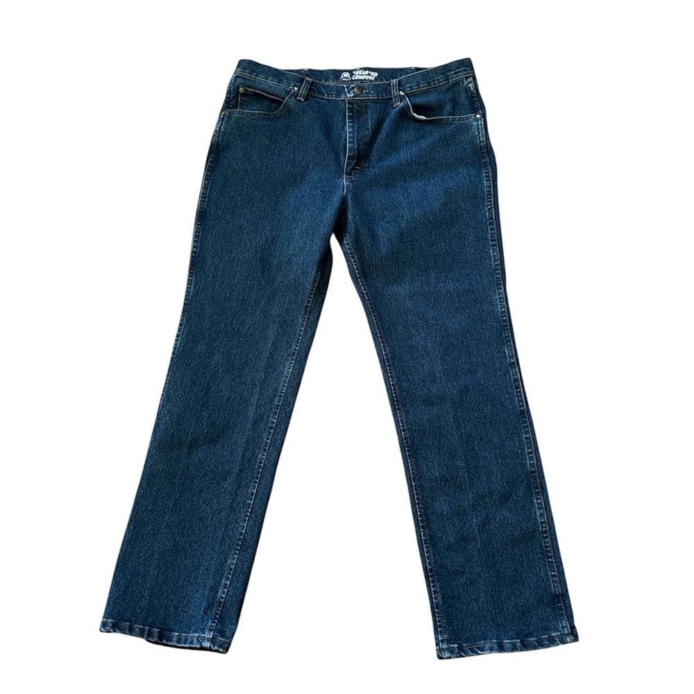 Wrangler Premium Performance Advanced Comfort Cowboy Cut Slim Fit Jeans 38x32 - Picture 2 of 11